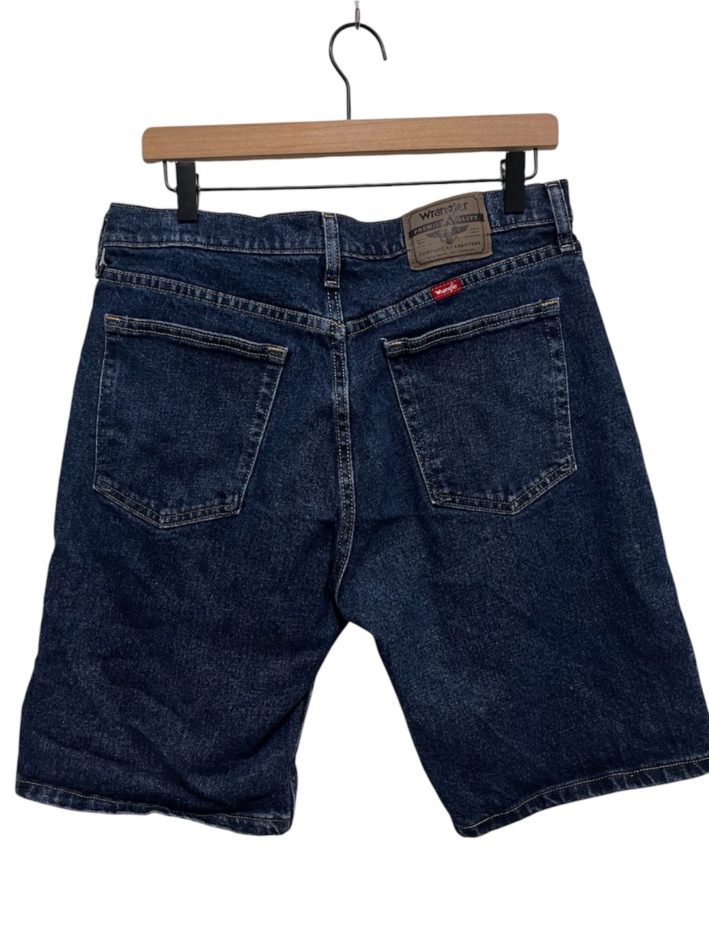 Wrangler Dark Wash Denim Jorts Jean Shorts Size 32
